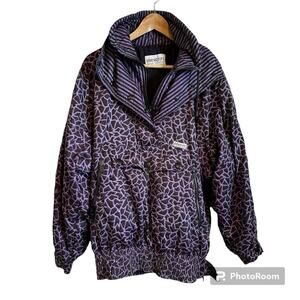 Steinebrom women's ski jacket vintage size 10 purple gorpcore 90s Y2K